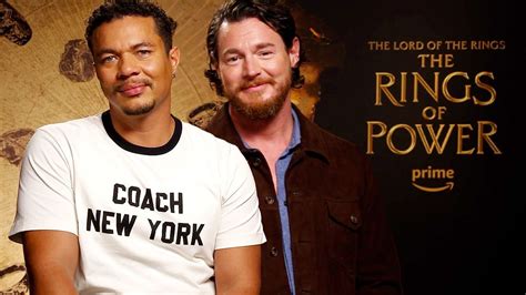 gil chua|The Rings of Power's Ismael Cruz Córdova & Benjamin Walker .